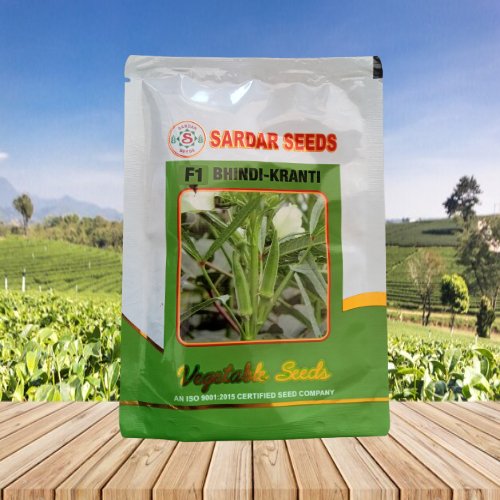 BHINDI-KRANTI F1-SARDAR SEEDS भिंडी के हाइब्रिड बीज 50gm
