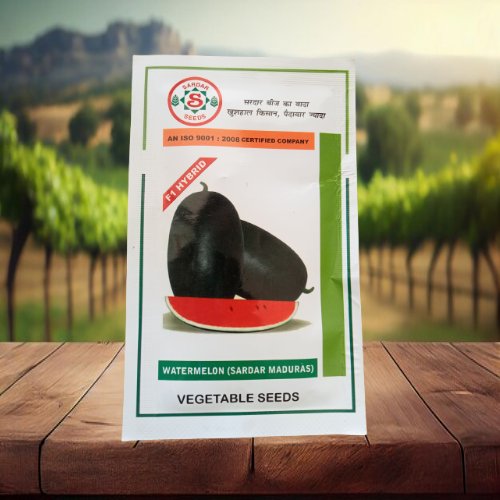 WATERMELON SARDAR MADHURAS F-HYBRID10gm काले खरबूजे
