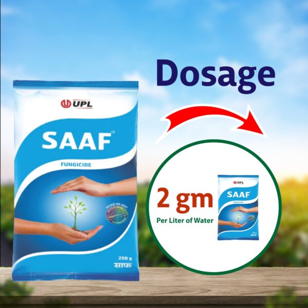 UPL SAAF Fungicide (Carbendazim 12 % + Mancozeb 63 % WP) Buy ...
